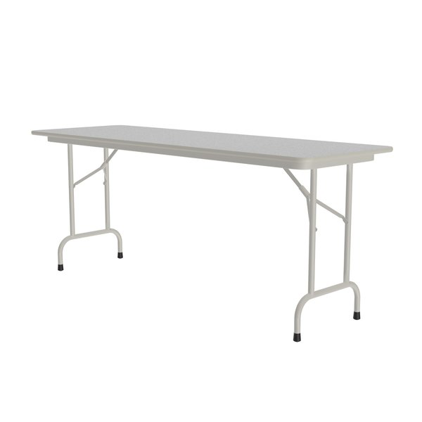 Correll CF Melamine Folding Tables 24x72  Gray Granite CF2472M-15